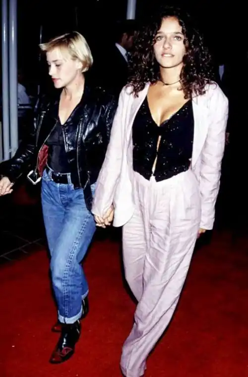 Valeria Golino and Patricia Arquette in the 1990s