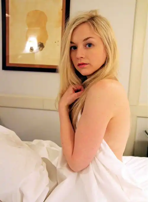 Emily in bed