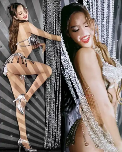 Which profession fits her perfectly? Stripper or Idol👀