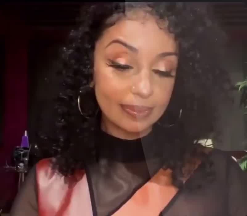 Mya (Ivie Ani interview blooper)