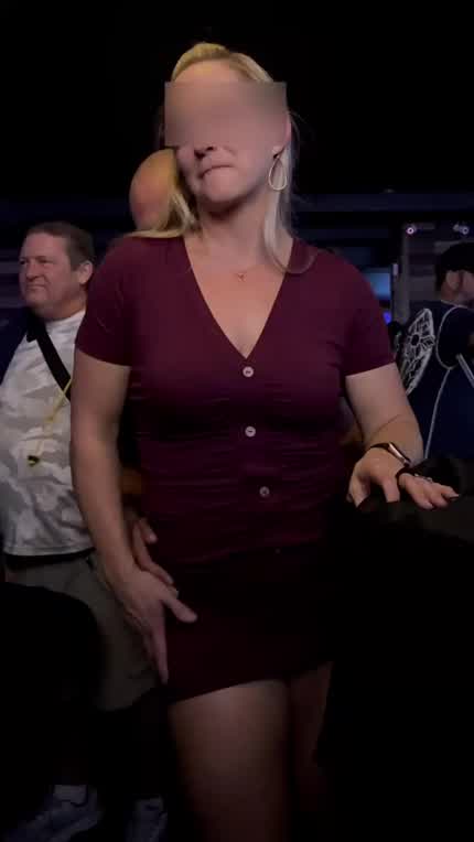My [F42] 1st Hotwife experience! Dancing w/ a guy [M28] in front of hubby & throating him in the backseat of my car. Can't believe I did that!