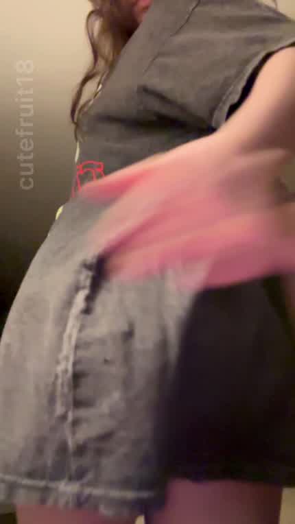 an oversized shirt with nothing underneath, simple but i still feel sexy <3