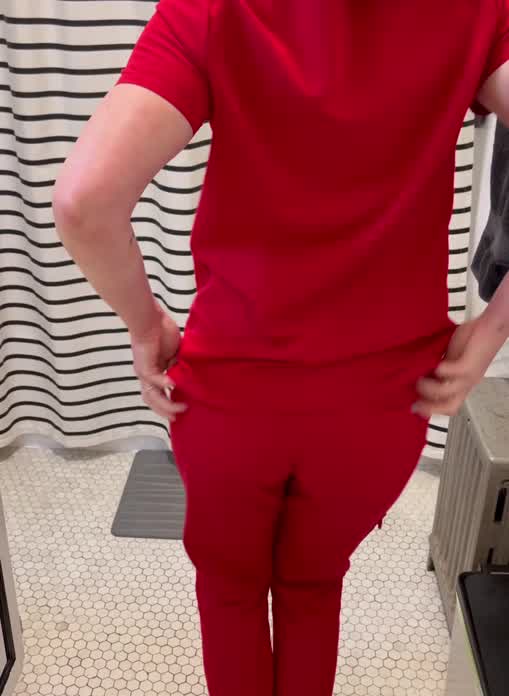 Mooning my nurse butt 