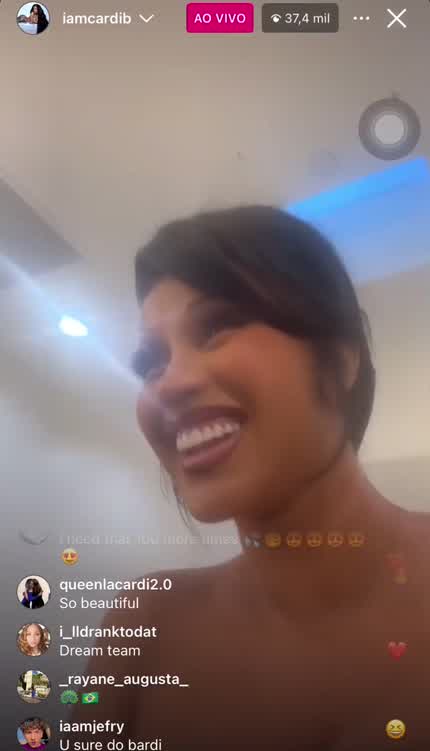 Cardi B on Instagram Live 🤤🍆💦