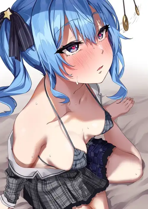 "I should take the rest of my clothes off and take some fertility pills..? Are you fucking kidding me? Stop making such crude jokes br... Hnn- what was I... Oh right, stripping and the usual pills? Right away master dearest~" [Suisei] (Jack Dempa)