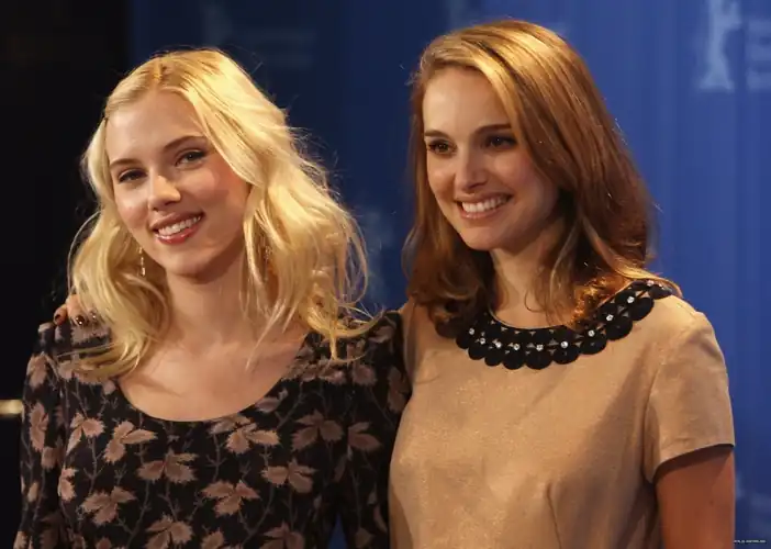With Scarlett Johansson, 2008