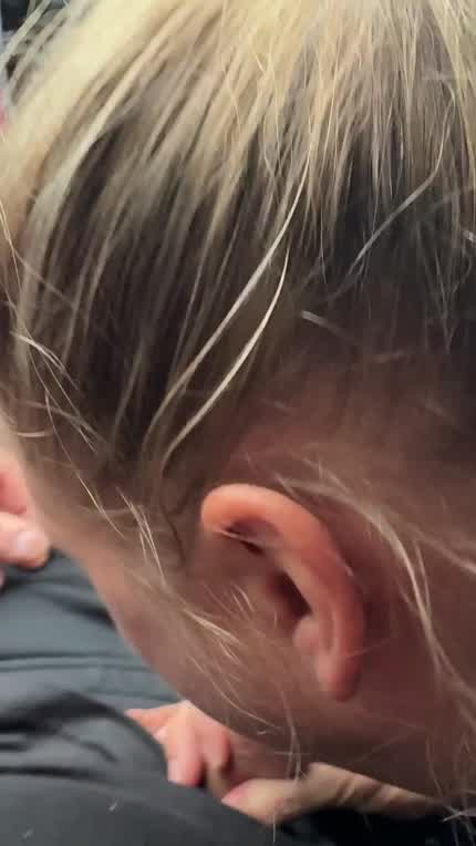 Met this cute guy at Target and made sure to get video to send my husband… 