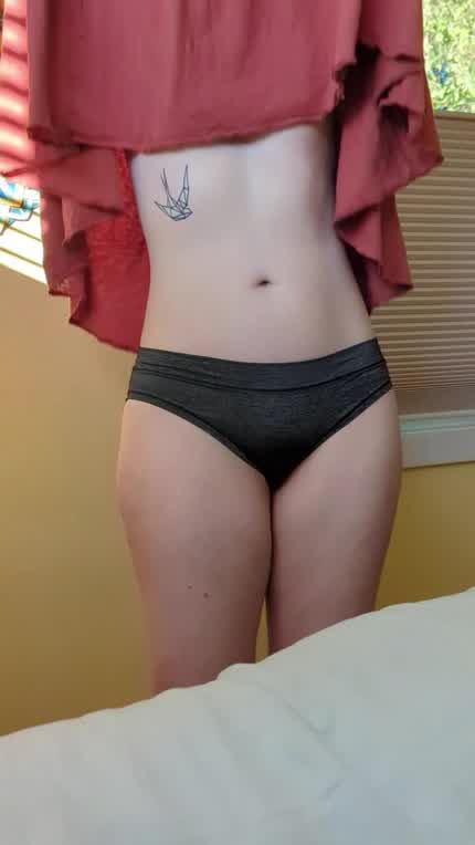 I know it seems silly that I even had panties on with this sundress in the first place.