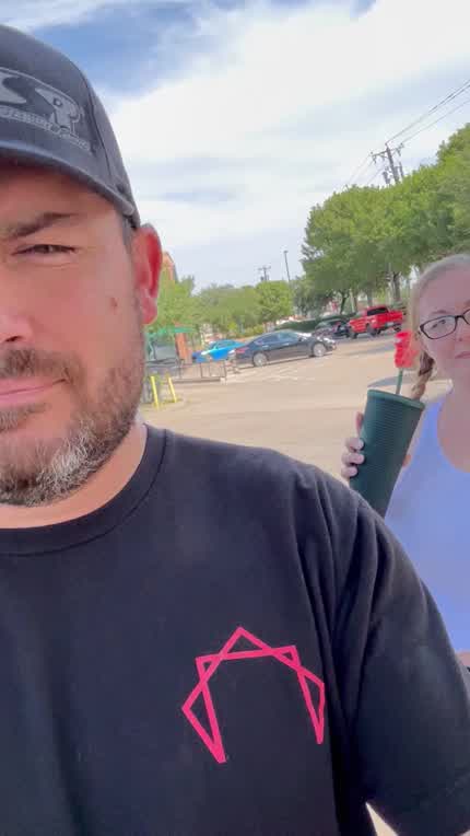 Flashed in for a Starbucks run