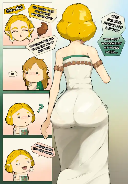 bottom-heavy Zelda (OC)