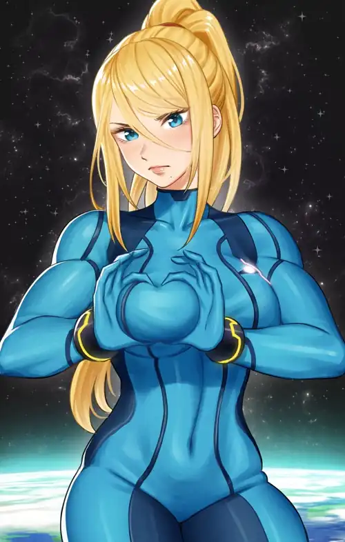 Zero Suit Samus Breast Heart (Rojen P ) [Metroid]