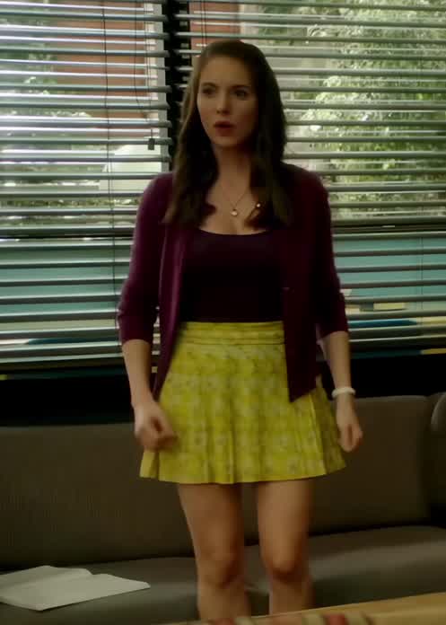 Hot in a skirt