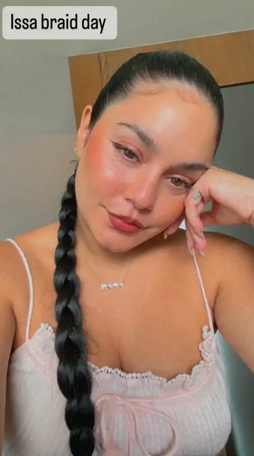 Selfie , showing off her braided hair | IG 8/2/24