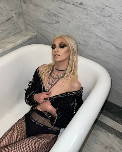 In the bath