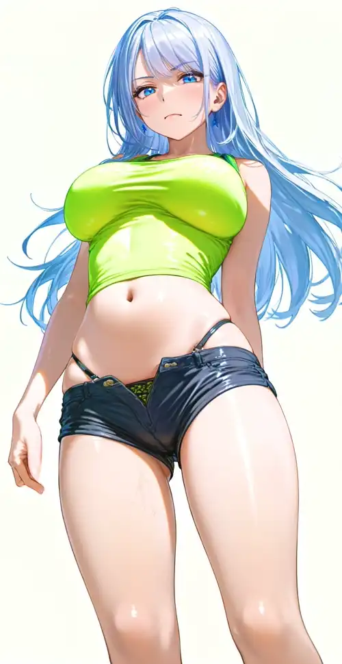 Denim Short Shorts 