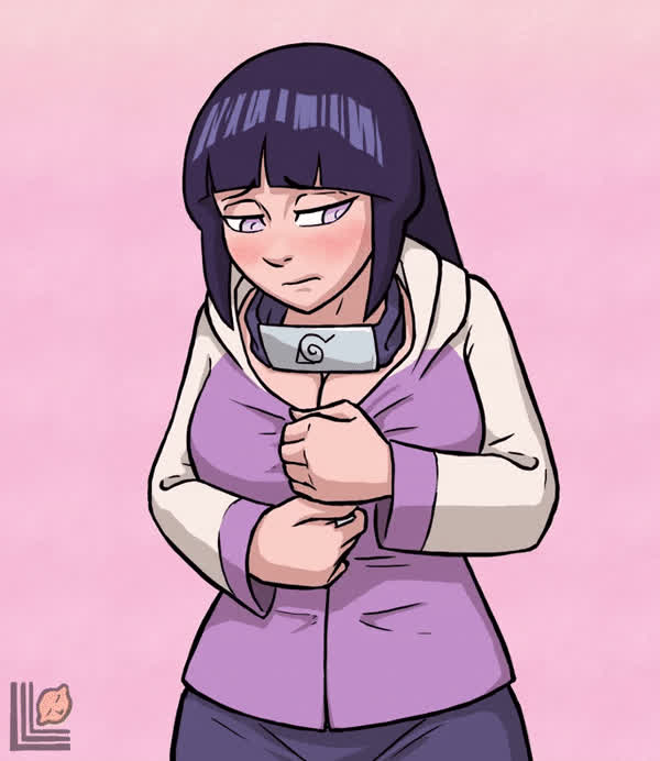Hinata pops her Tiddies out