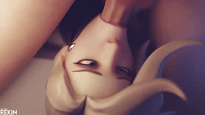 Mercy throatfucked