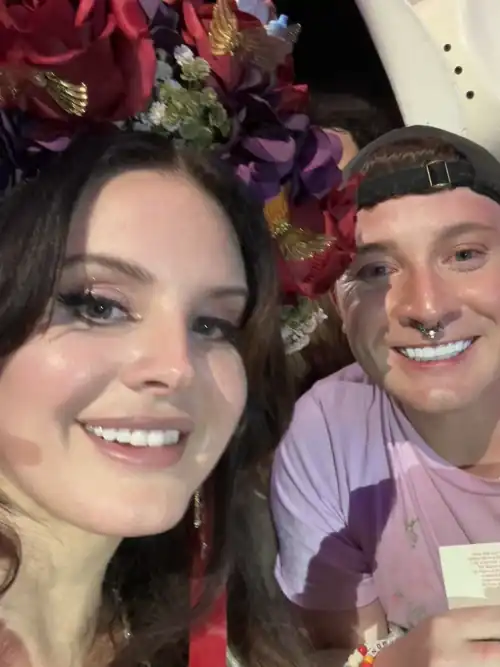 Remembering when I met Lana. Wish I didn’t look so bad though!