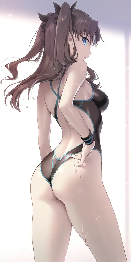 "Summer Model" Rin Tohsaka💦💕[Fate/Stay Night] (2000x4000)