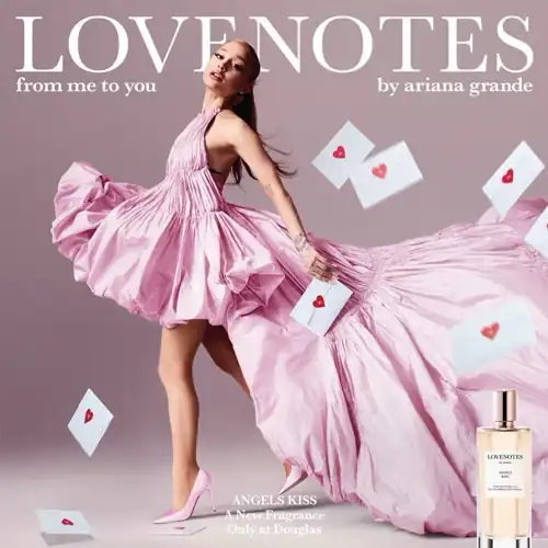 Ariana for Douglas exclusive fragrance “LoveNotes” | August 2024