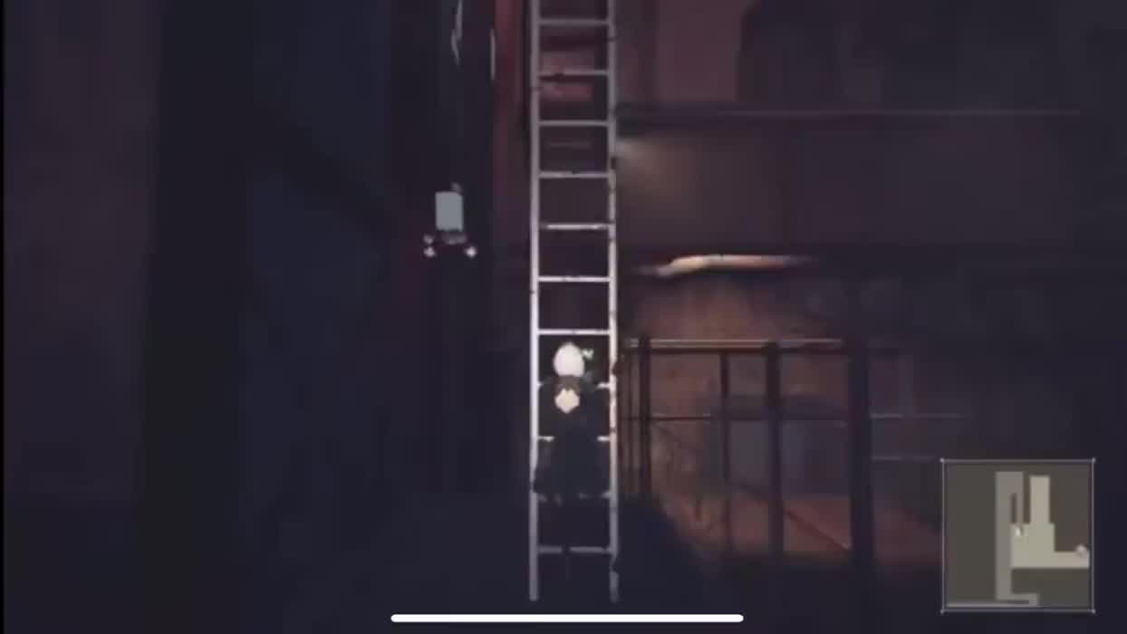 The famous 2B butt ladder from Nier Automata demo