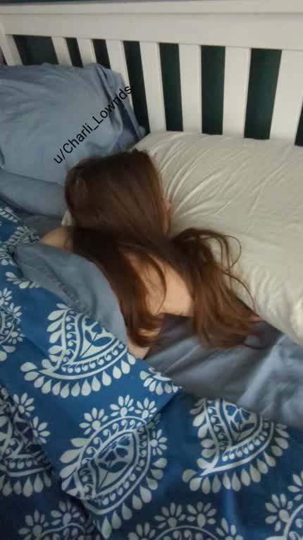 Spanked for not getting out of bed