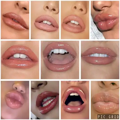 obseesed with her bimbo lips