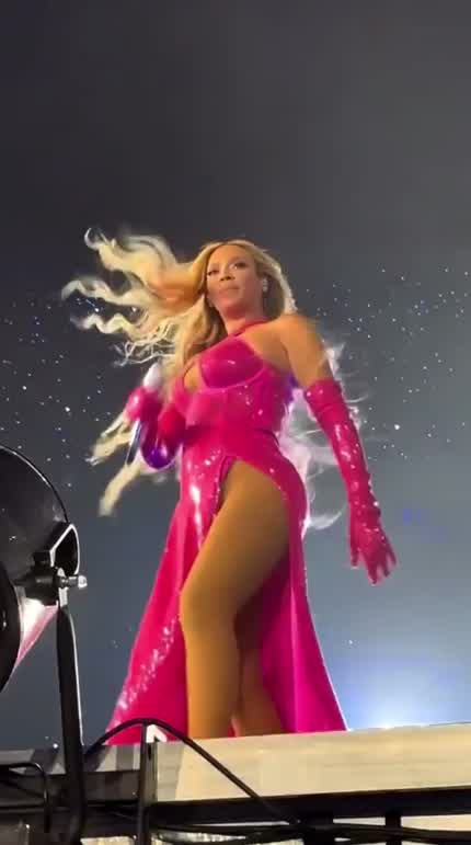Pink outfit during Renaissance Tour