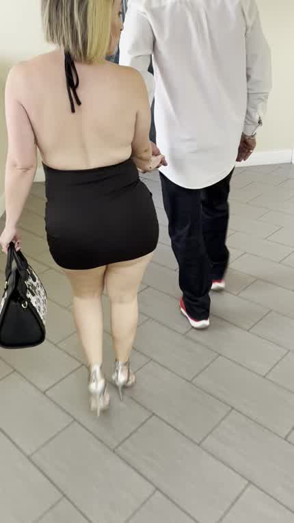 My husband gets to follow me around like a puppy while I get fucked by real men