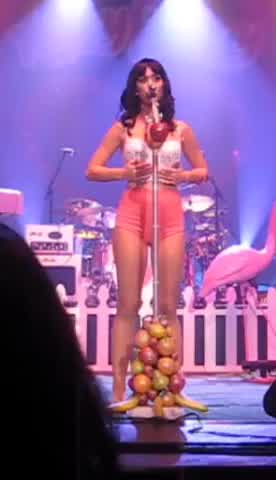 Getting frisky on stage