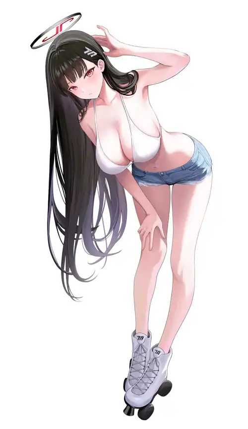Bikini Rio on Roller Skates [Blue Archive]