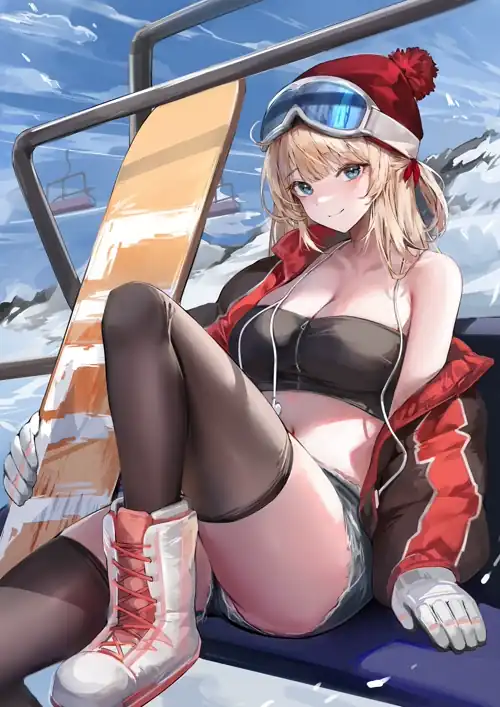 At the Ski Resort [Original]