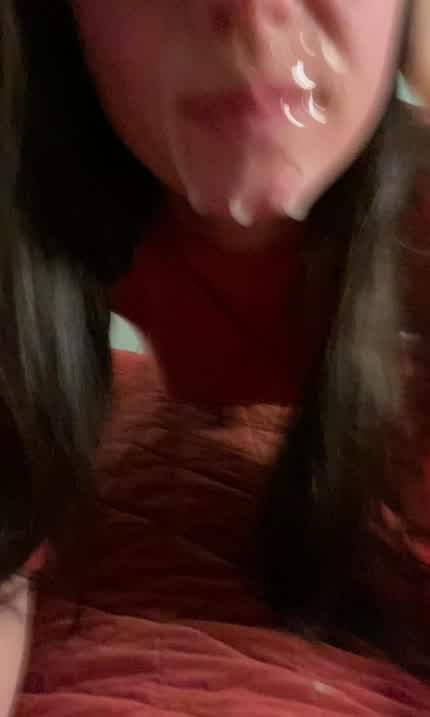 Getting fucked with cum on face