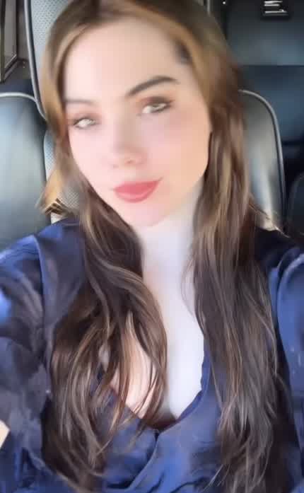 McKayla in the car via IG story (April 2023)