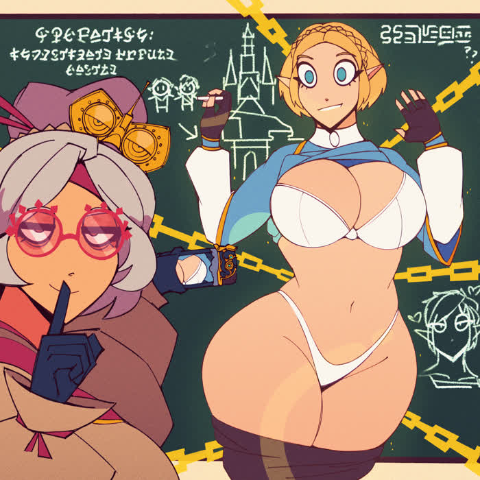 she’ll show you her best tech! (Purah & Zelda) [cdlum]