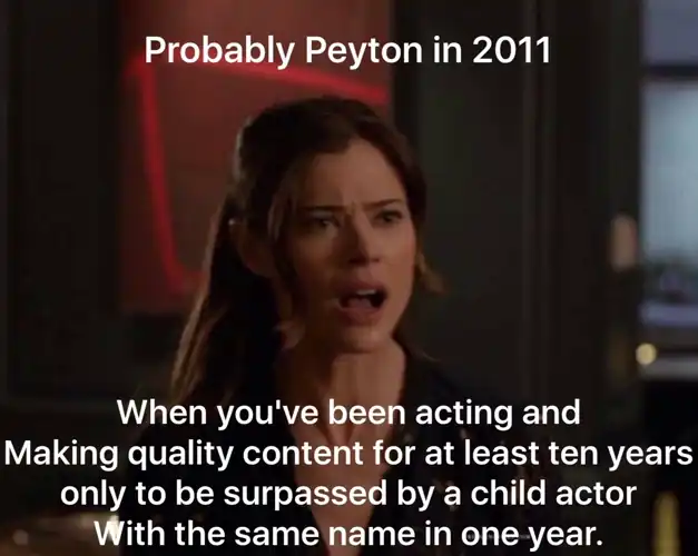 I honestly wonder how Peyton feels about the same name thing