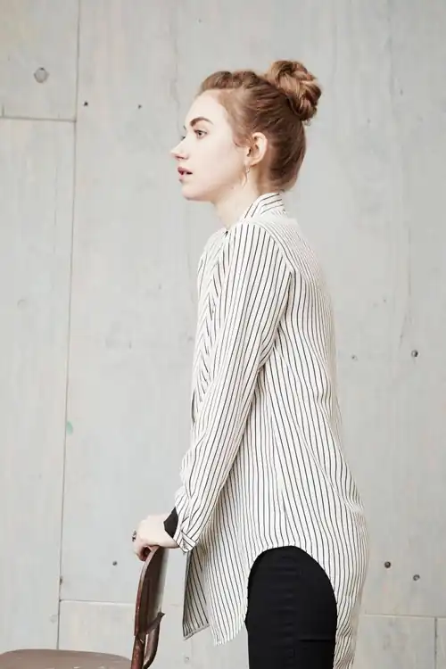 White Shirt, Side View