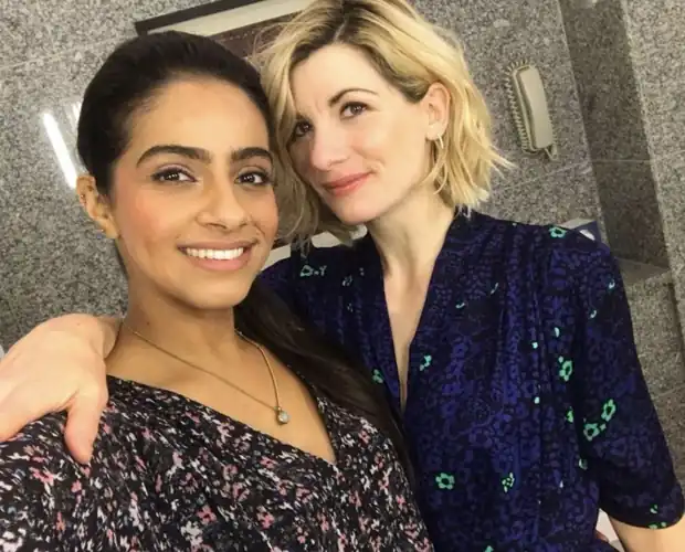 Mandip Gill and Jodie Whittaker