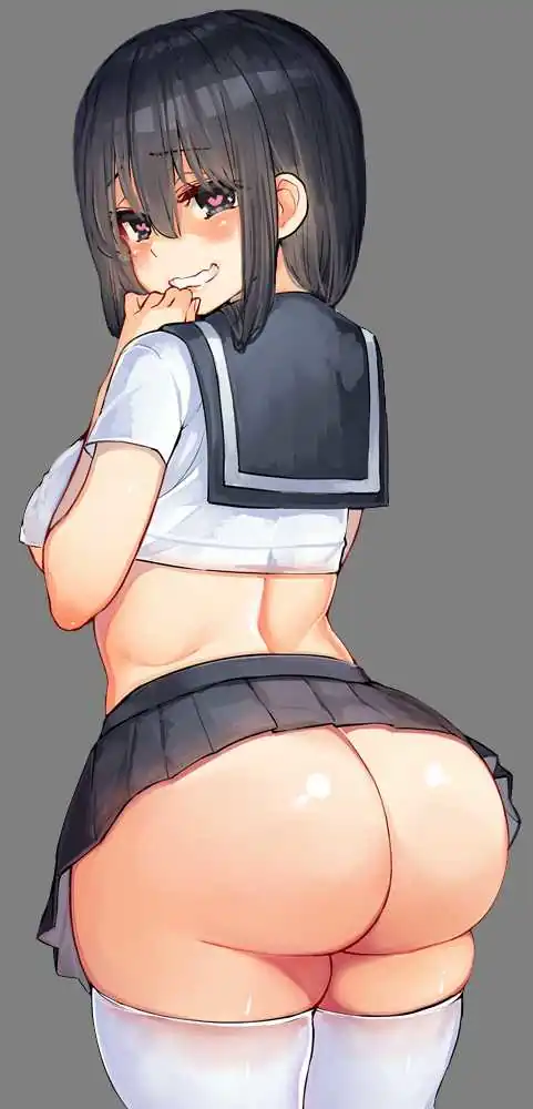 Her skirt can't keep up with that thicc ass