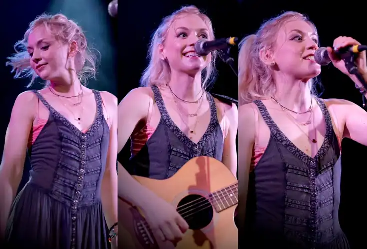 Emily looking stunning on stage