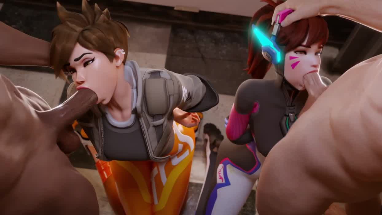 Mouthfull [D.va,Tracer,Overwatch] (thecount)