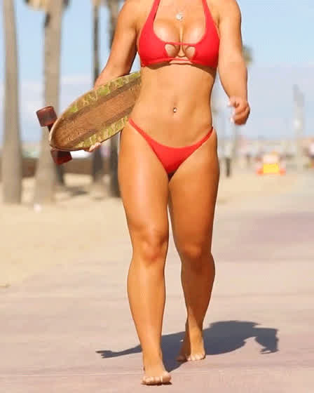 Showing the red one