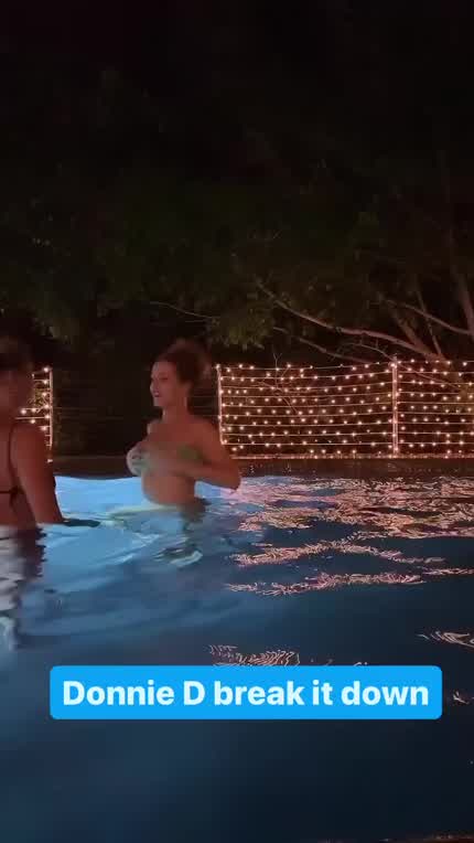 Fun in the pool - IG Story - Sept 2023
