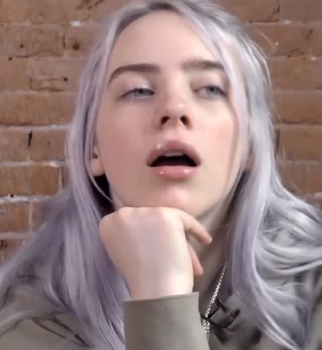 Licking her lips 👅