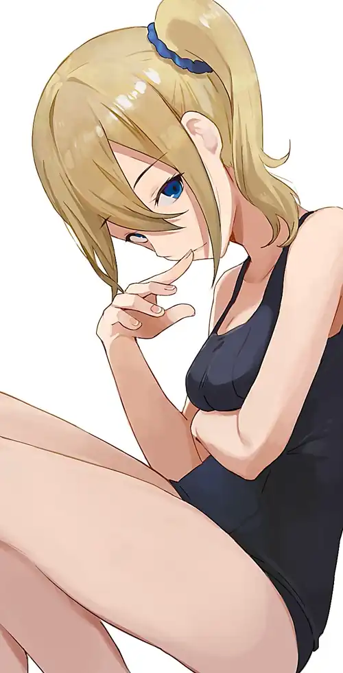 Hayasaka in swimsuit