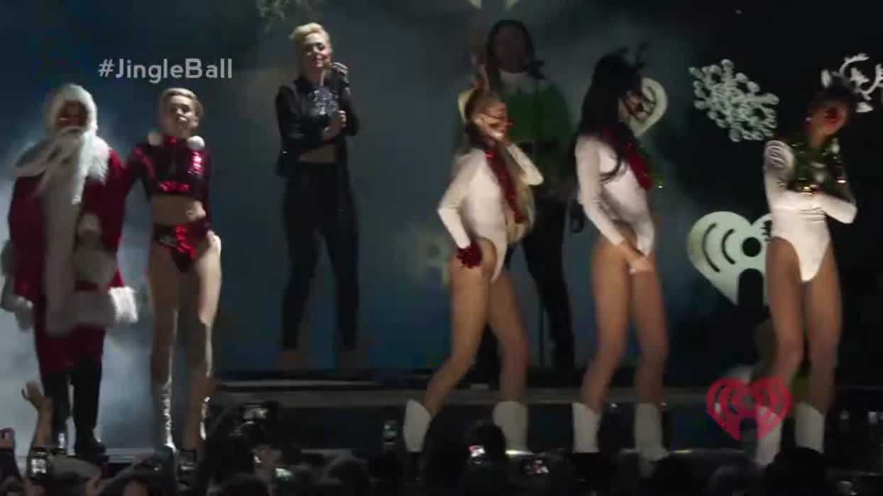 Miley is a Slutty Santa