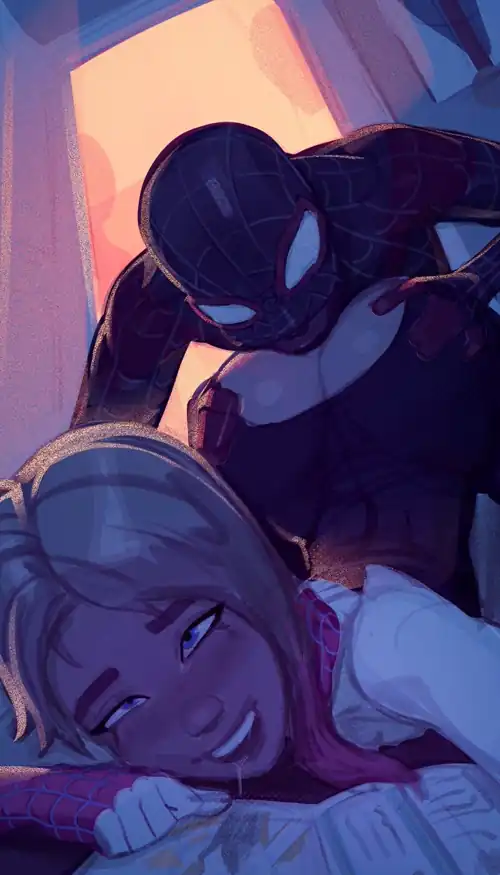 Miles eating Spider-Gwen’s ass (honi do)