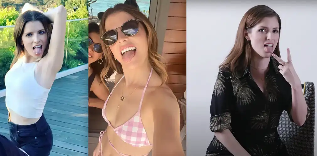 Tongue out
