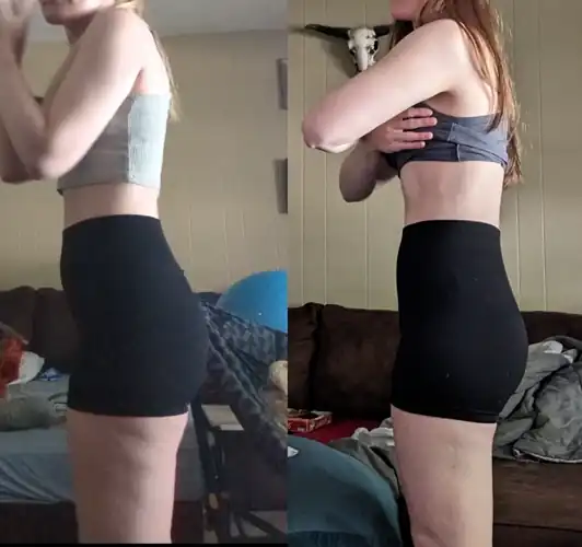 Pelvic tilt definitely improved! 120lbs vs 135lbs.