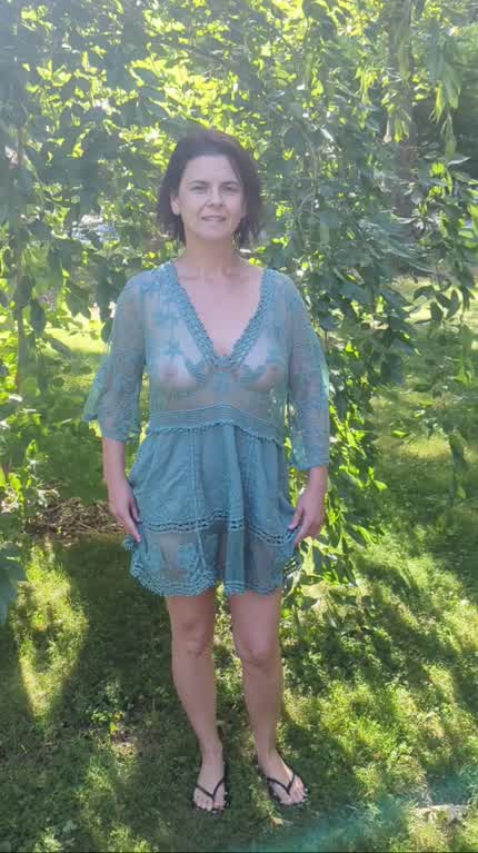 Stripping in the front yard.. maybe I should just keep it on ;)